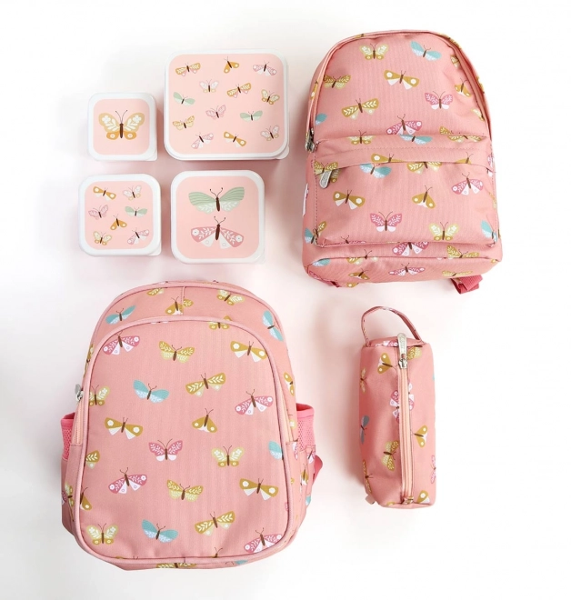 A Little Lovely Company children's backpack - butterflies