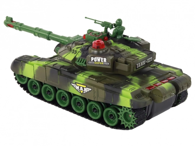 Large Remote-Controlled Military Tank