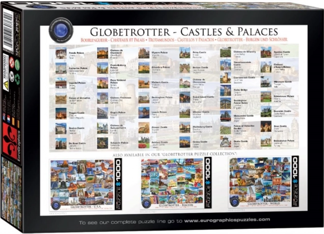 Eurographics Globetrotter Castles and Palaces Puzzle 1000 Pieces