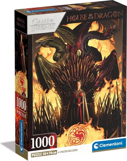 Clementoni Puzzle House of the Dragon: Rhaenyra Targaryen 1000 Pieces