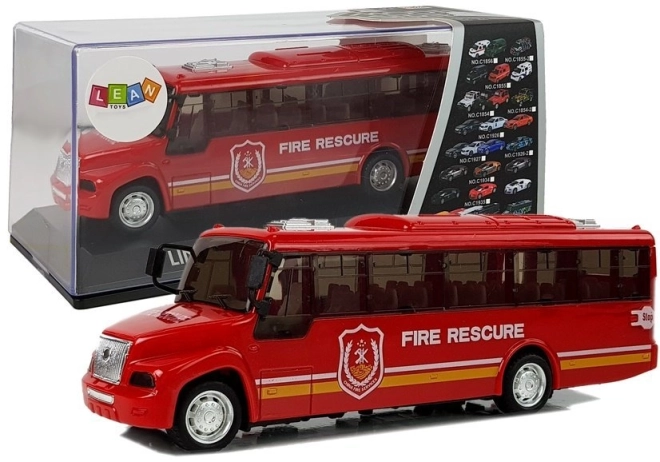 Fire Engine Bus with Lights and Sounds