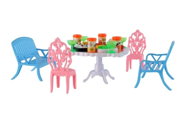 Doll Furniture Set - Table and Chairs