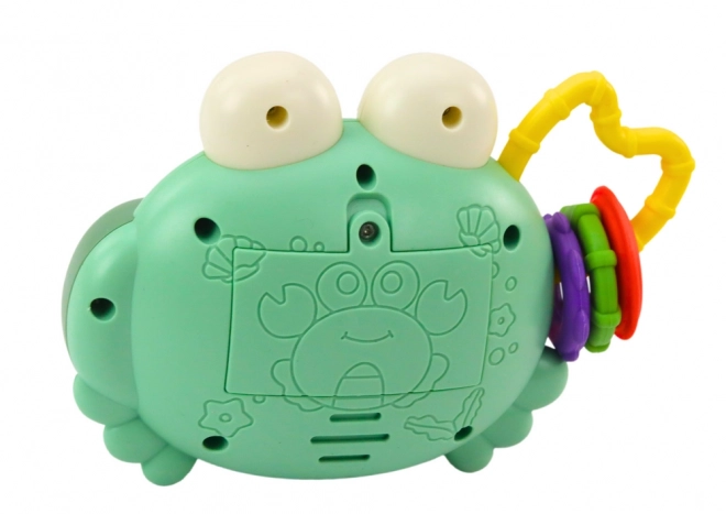 Green Crab Rattle Projector Toy