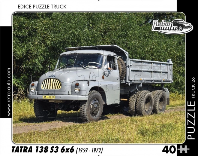 Retro Vehicles Puzzle Truck Tatra 138 S3 6x6