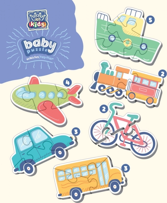 Art Kids Baby Transportation Puzzle