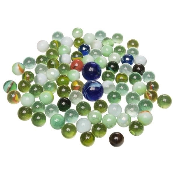 Glass Marbles Set - 88 Pieces