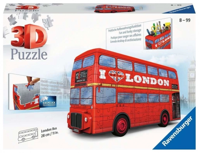 3D Puzzle London Bus Doubledecker by Ravensburger