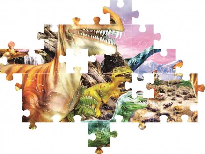 Dinosaur Land Puzzle for Kids 104 Pieces