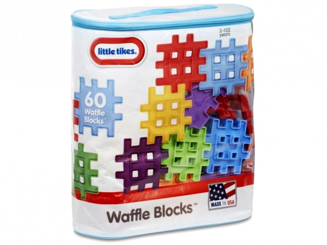 Little Tikes Creative Colorful Waffle Blocks Set