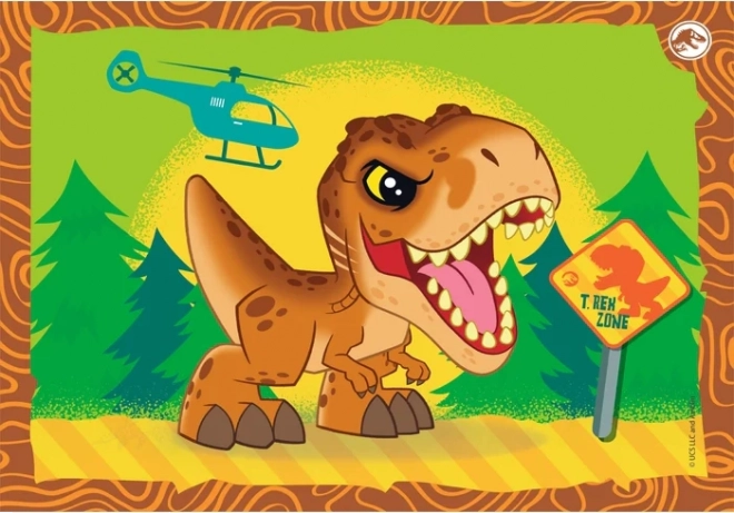 Clementoni Jurassic World Puzzle Set 4-in-1