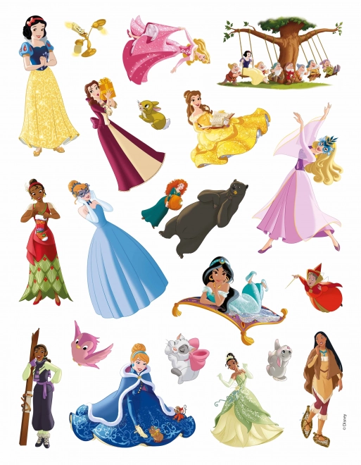 Christmas Coloring Book with Stickers Disney Princesses