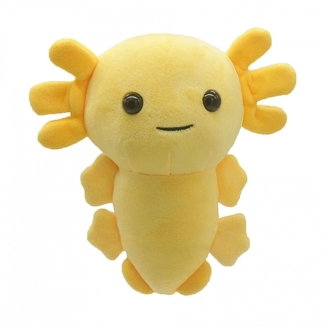 Cozy axolotl plush toy yellow