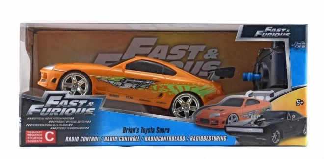 Fast and Furious Remote Control Car Brian's Toyota Supra 1:24