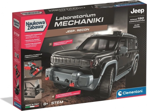 Mechanics Laboratory – Jeep Recon construction set by Clementoni