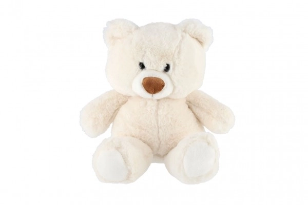 Sitting Plush Bear 35cm White