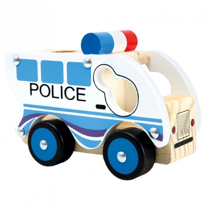 Wooden Police Car