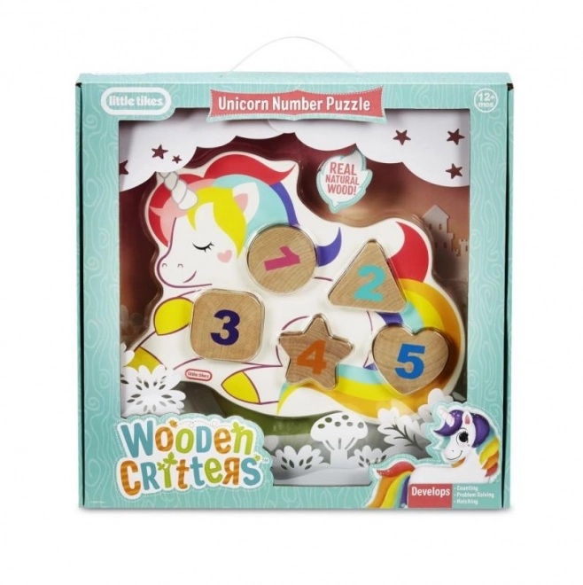 Little Tikes Wooden Critters Number Puzzle