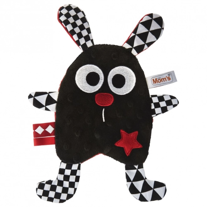 Hencz Toys Crinkle Star Black Plush Toy