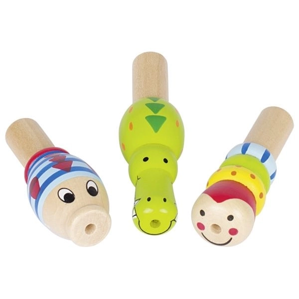 Colorful Wooden Animal Whistle