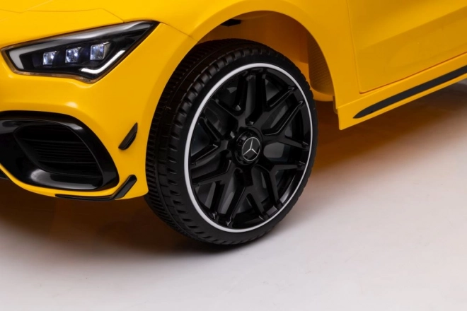 Electric Ride-On Car Mercedes CLA 45S AMG Yellow 4x4