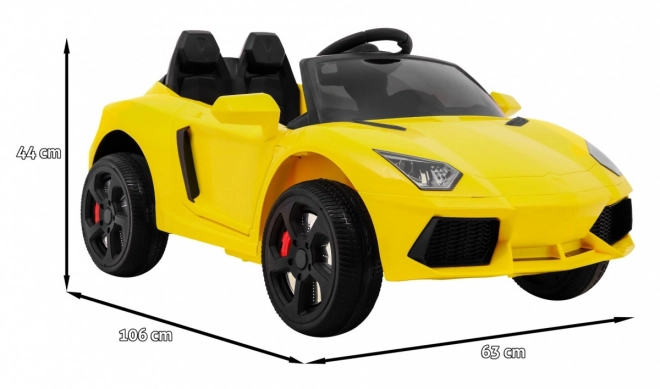 Future Electric Ride-On Car for Kids in Yellow