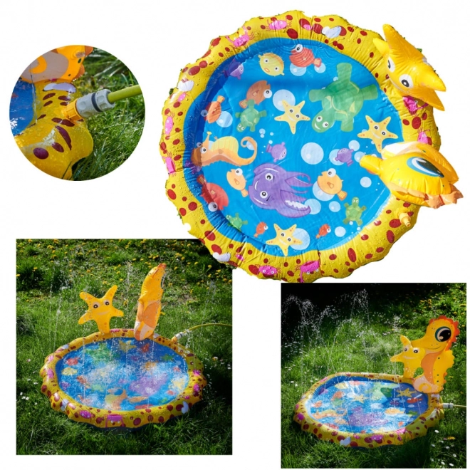 Children's Garden Fountain Pool 98x68cm