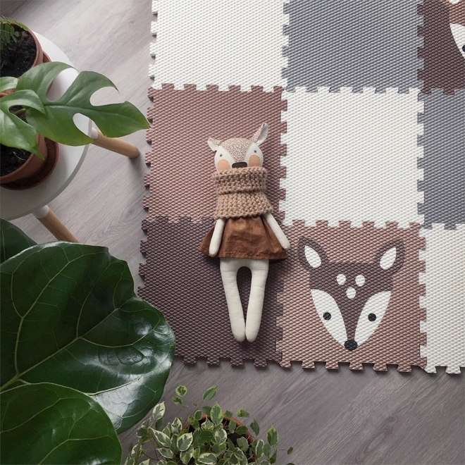 Interactive Deer Puzzle Mat