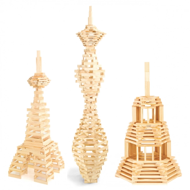 Jeujura Wooden Building Blocks Set