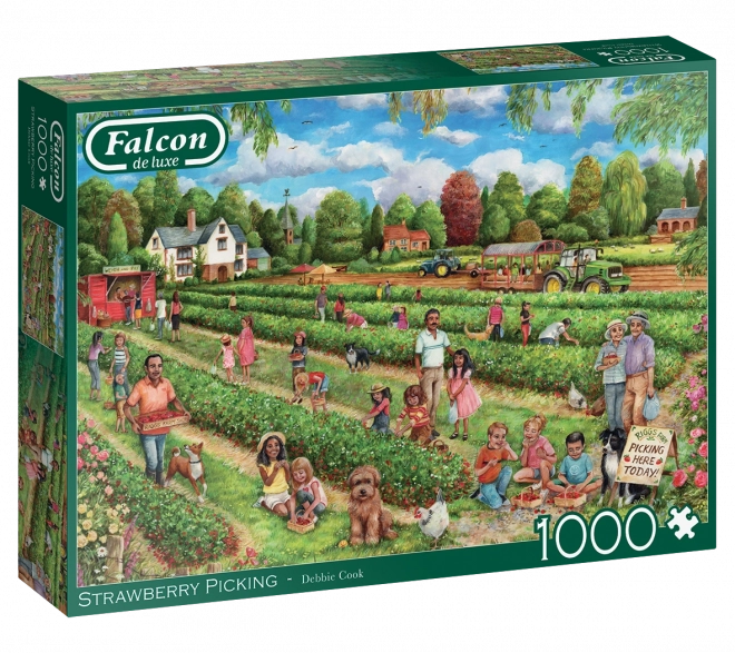 Falcon Puzzle Strawberry Picking 1000 Pieces