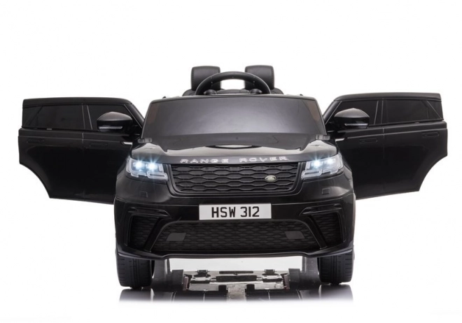 Electric Ride-On Car Black Lacquer Range Rover for Kids