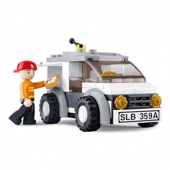 Sluban Airport Delivery Vehicle Set