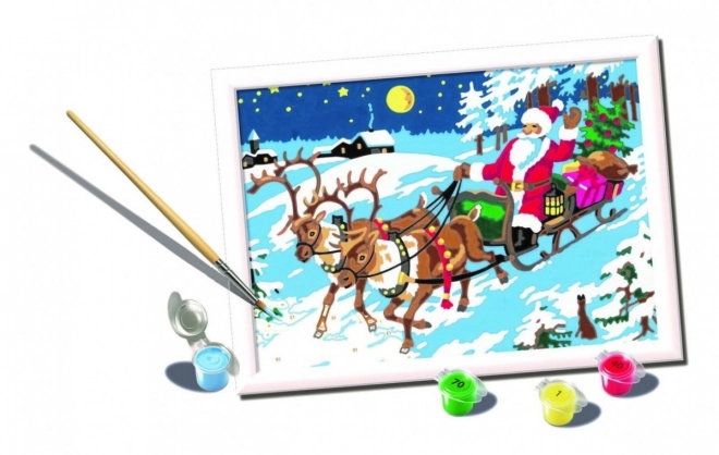 The Night Before Christmas Painting By Numbers Set for Kids