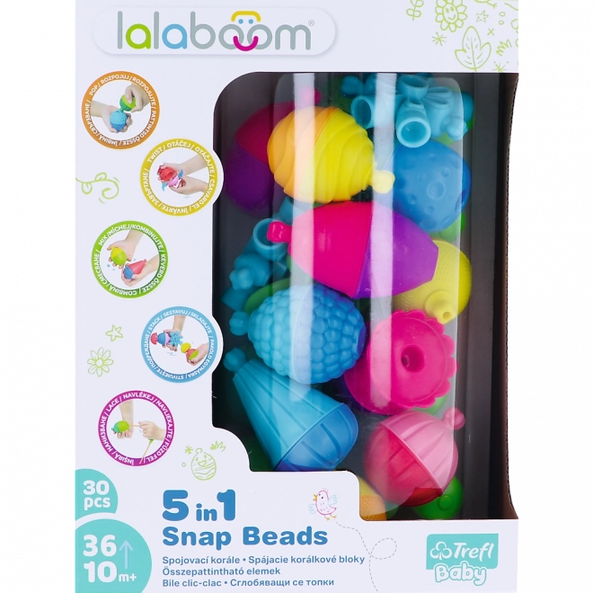 Trefl Lalaboom 5-in-1 Connectable Beads Set