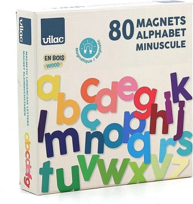 Vilac Wooden Magnetic Alphabet Lowercase Letters