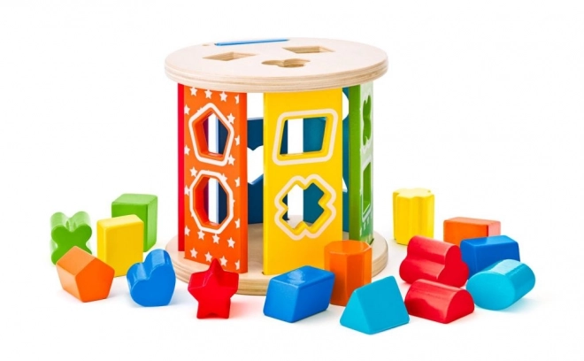 Shape and Color Sorter Rainbow Roller