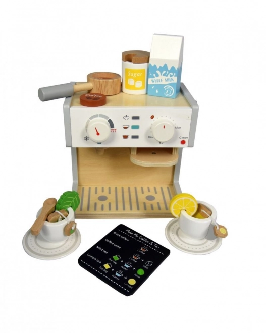 Wooden Coffee and Tea Maker Toy