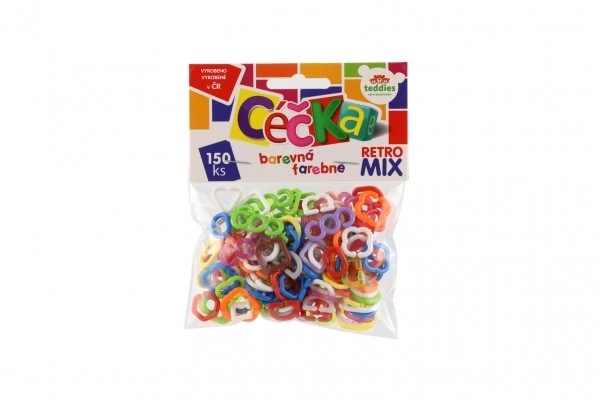 Colorful C Beads 150 pcs Retro Mix