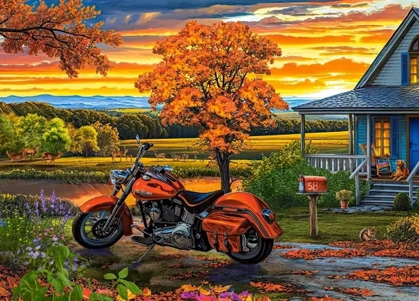 Autumn Ride Jigsaw Puzzle 500 Pieces