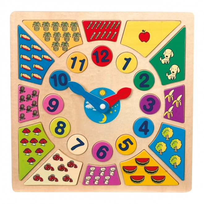 Small Foot Learning Clock Puzzle