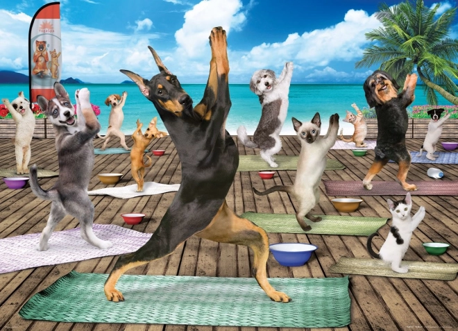 Puzzel Yoga in de spa XL 500 stukjes