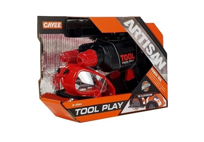 Kids Drill Set with Goggles and Tools