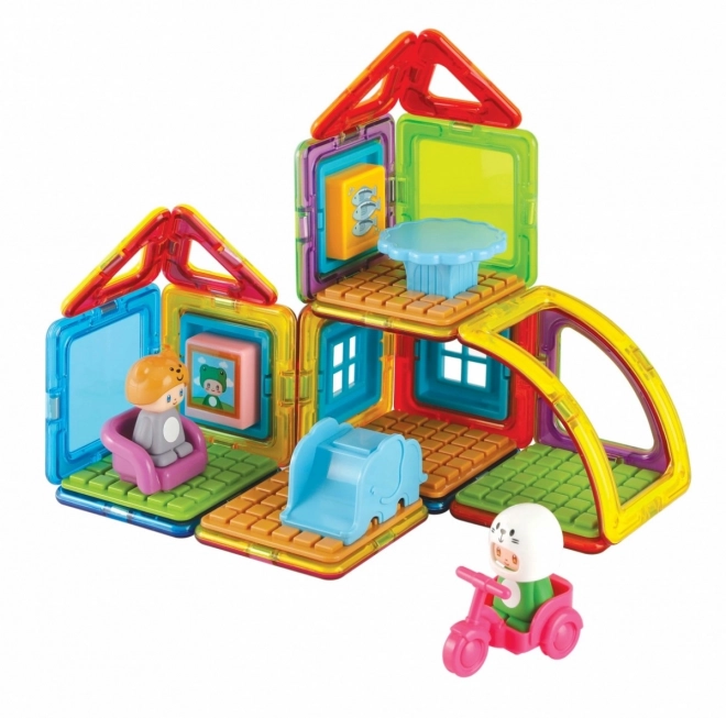 Magnetic Building Blocks Cube House - Frog