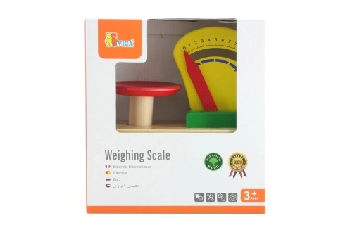 Wooden Weighing Scale Toy