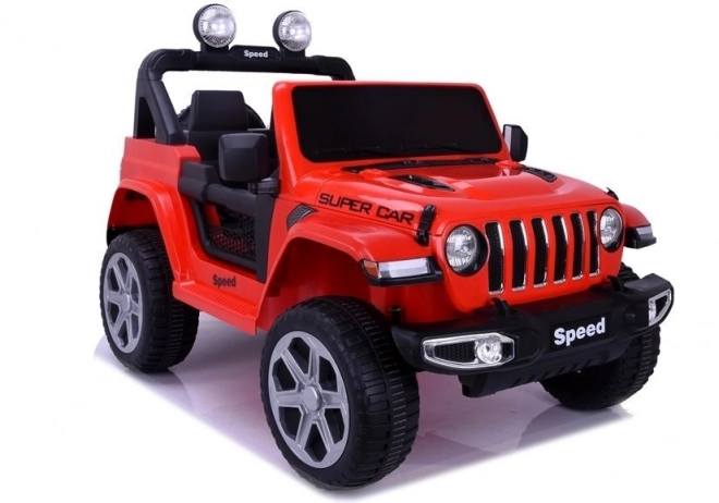 Battery-Powered 4x4 Ride-On Vehicle Red