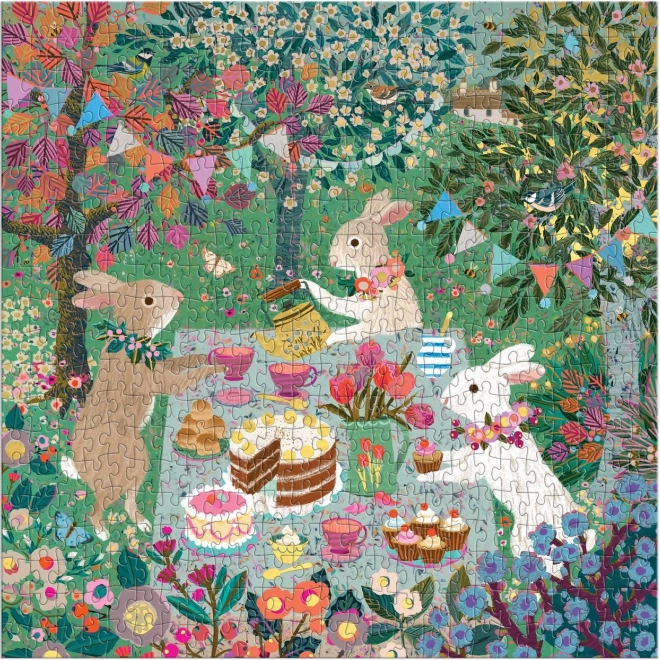 Puzzle quadrato Tè di primavera 500 pezzi GALISON