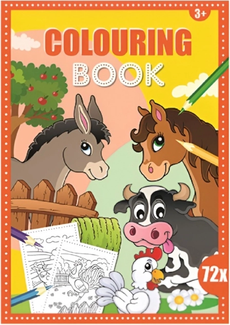 Coloring Book A4, 72 pages
