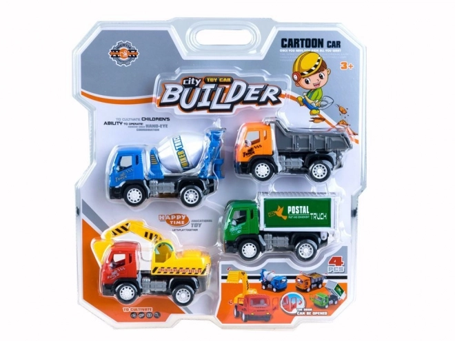 Speelgoed Set - Bouwvoertuigen