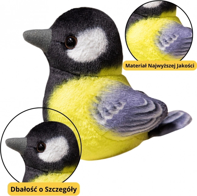 Small Plush Bird Blue Tit