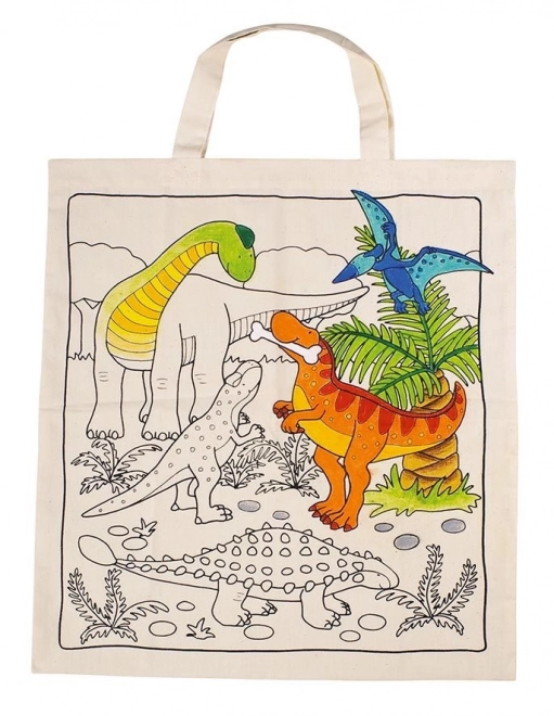 Cotton Painting Bag Dinosaurs