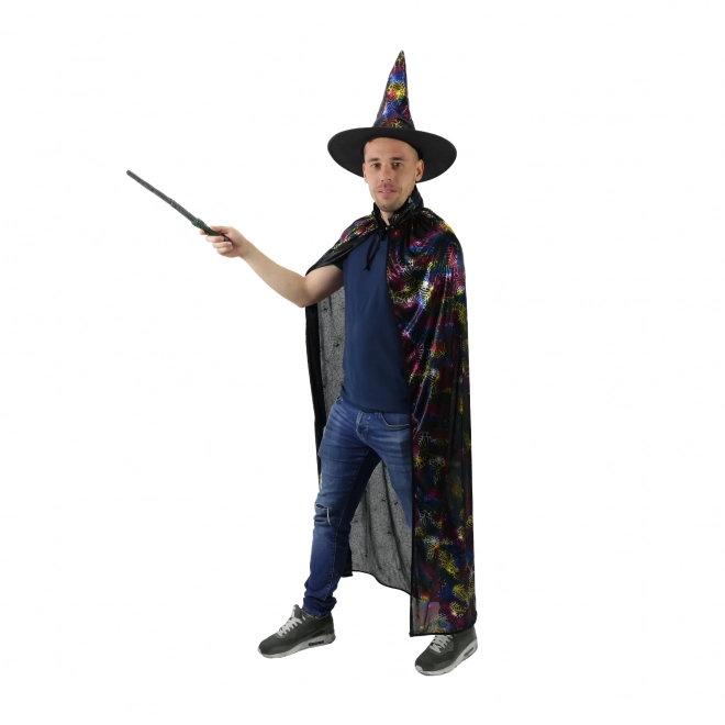 Witch Costume Cloak with Hat for Adults